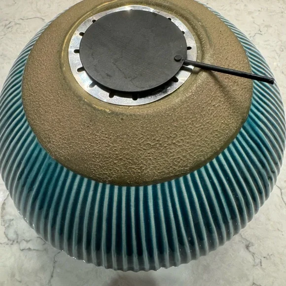 Outdoozie outdoor ‘cobalt’ tabletop Firepot for patio EUC - Picture 8 of 11